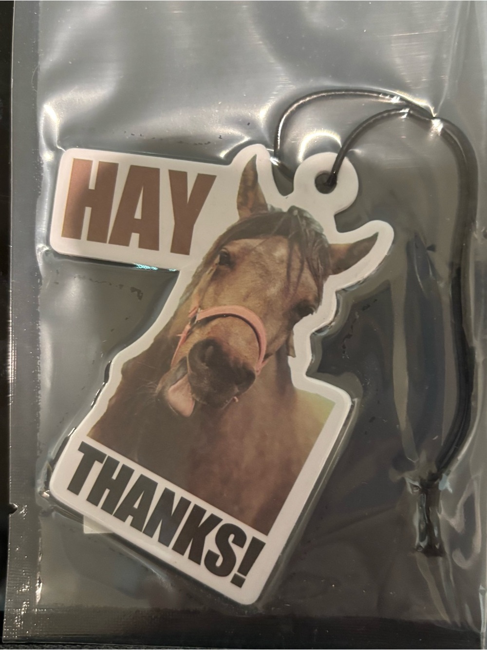 Hay Thanks! Horse-Shaped Pendant Necklace - Brown